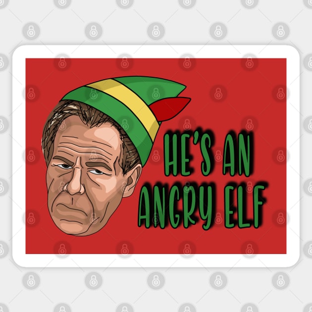 Angry Elf Sticker by The Periodic Table Dancer 